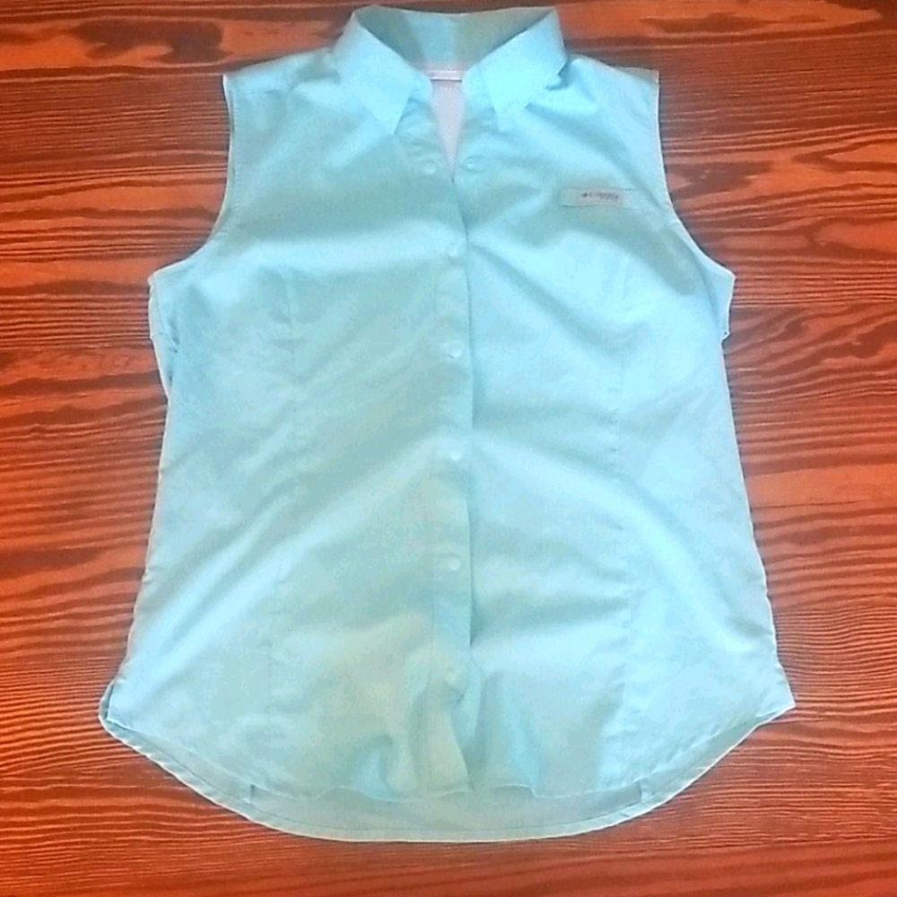Columbia fitted sleeveless top